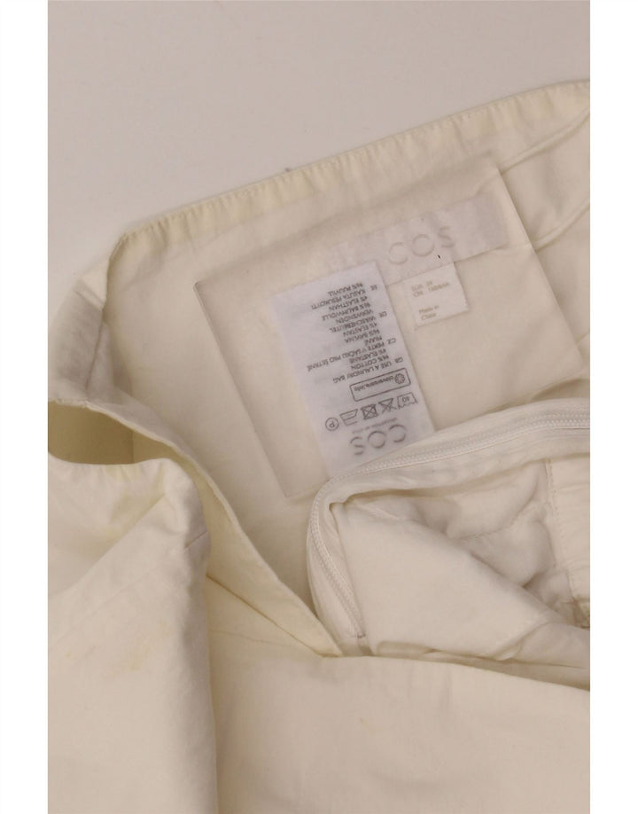Tuta senza maniche da donna Cos EU 34 XS cotone bianco