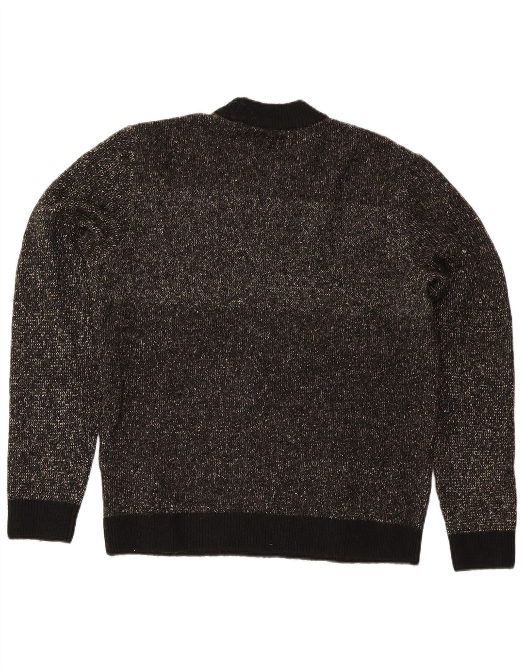 Maglione maglione girocollo da uomo Jack & Jones XL poliestere chiazzato nero