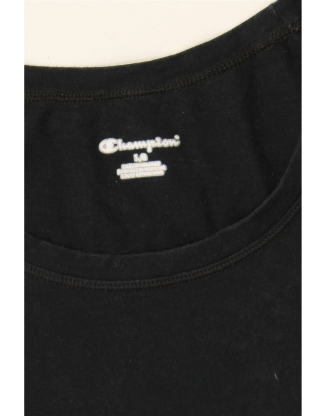 T-shirt da donna CHAMPION Top UK 14 grande nera