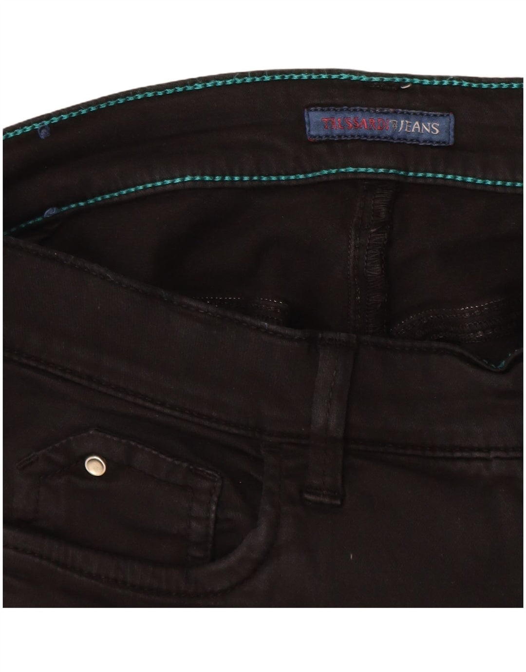Jeans Skinny da Donna TRUSSARDI IT 44 Medio W28 L29 Nero