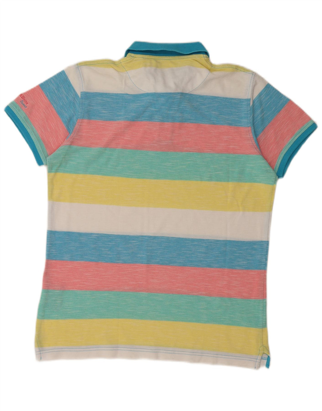 Polo da uomo HARMONT & BLAINE grande in cotone a righe multicolori