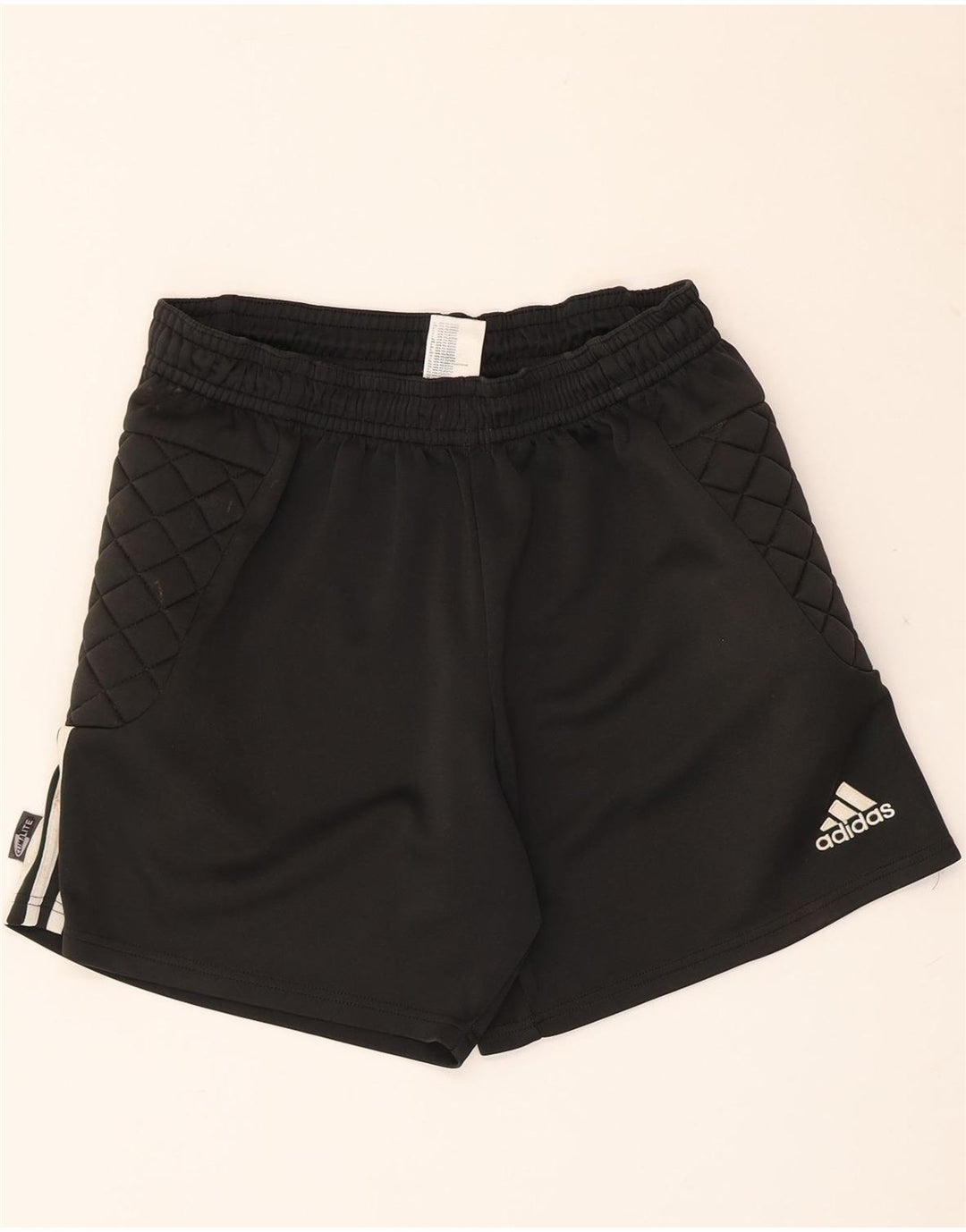 Pantaloncini sportivi Adidas Climalite da uomo grandi in poliestere nero
