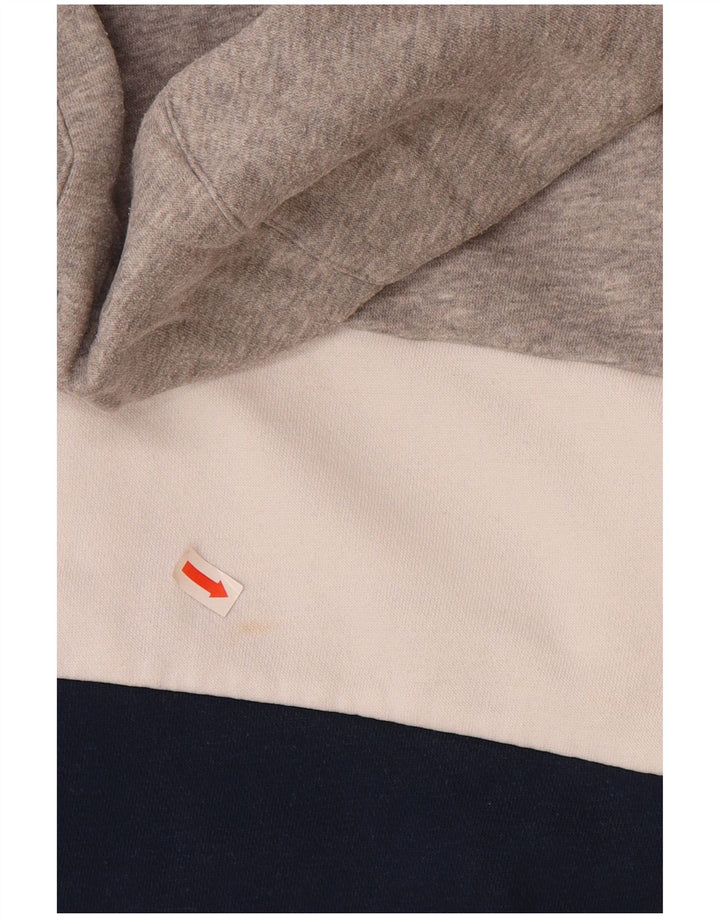 Maglione con cappuccio grafico da uomo ADIDAS in cotone color block medio multicolore