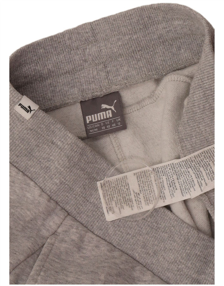 Pantaloni da tuta da donna Puma Joggers UK 12 Cotone grigio medio