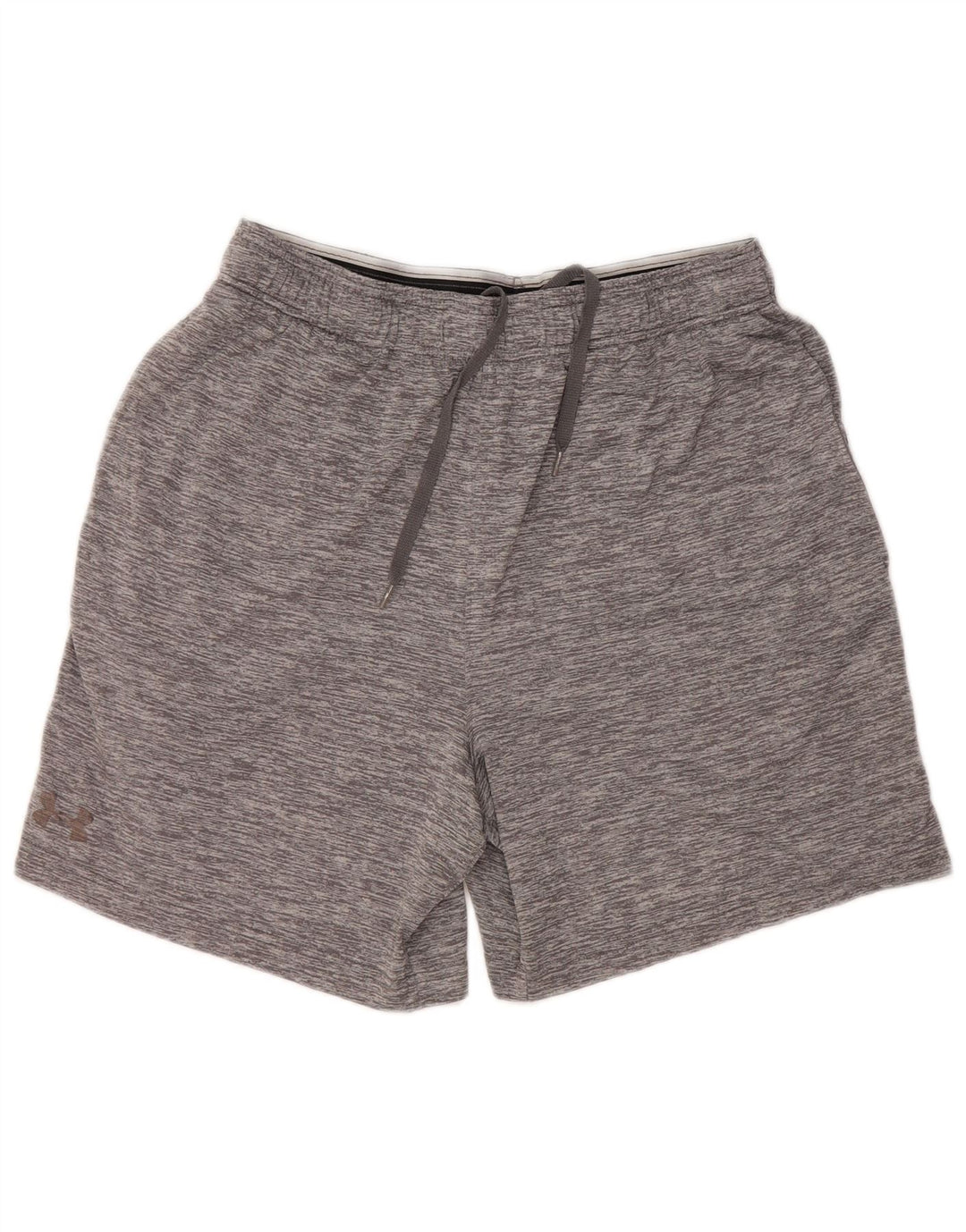 Pantaloncini sportivi da uomo UNDER ARMOUR Large in poliestere color block grigio