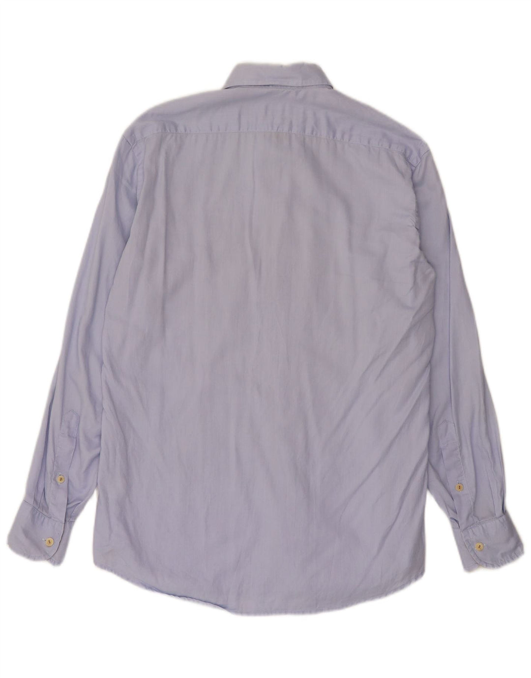 Camicia da uomo ALVIERO MARTINI taglia 39 15 1/2 cotone blu medio