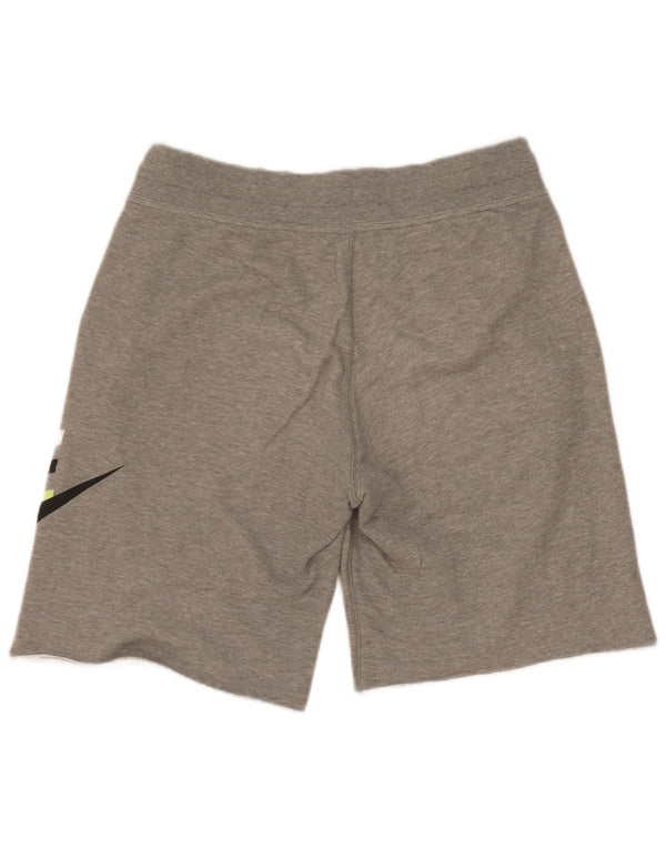 Nike Mens Graphic Sport Shorts Small Grey Cotton