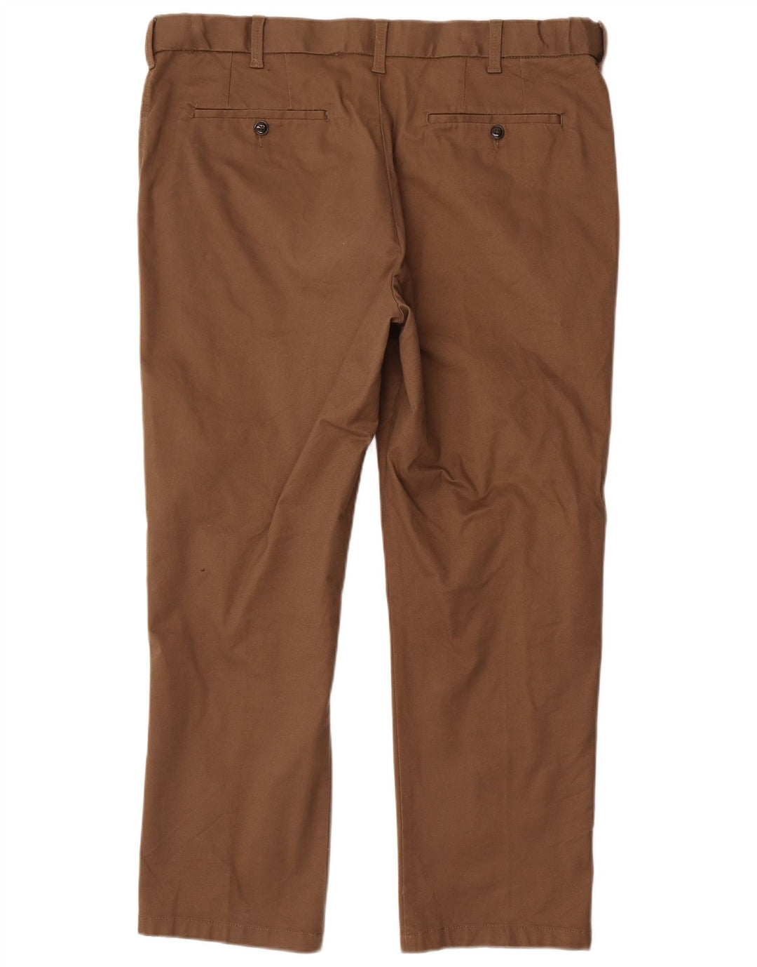 Pantaloni chino dritti Marks & Spencer da uomo blu Harbour W40 L29 marroni