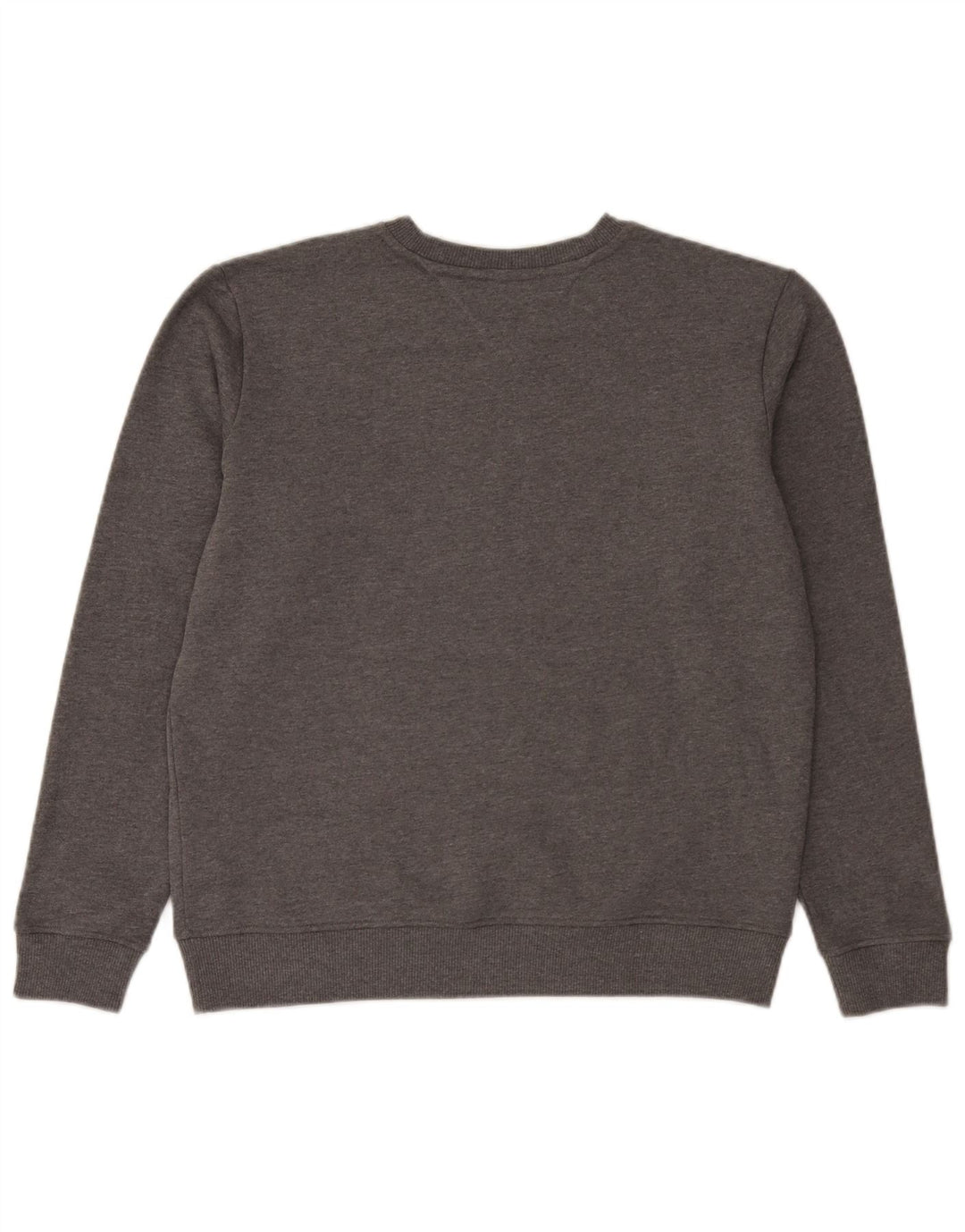 Tommy Hilfiger Felpa grafica da uomo Maglione grande cotone grigio