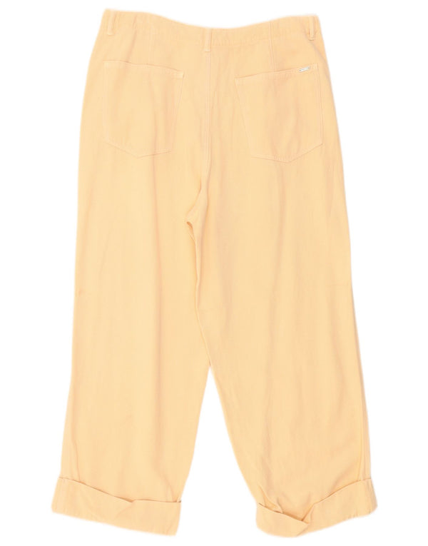 Pantaloni corti da donna vestibilità ampia Massimo Dutti EU 42 Large W32 L25 Beige