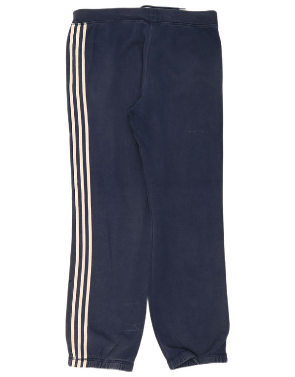 Pantaloni da tuta da uomo Adidas Joggers medi in cotone blu navy