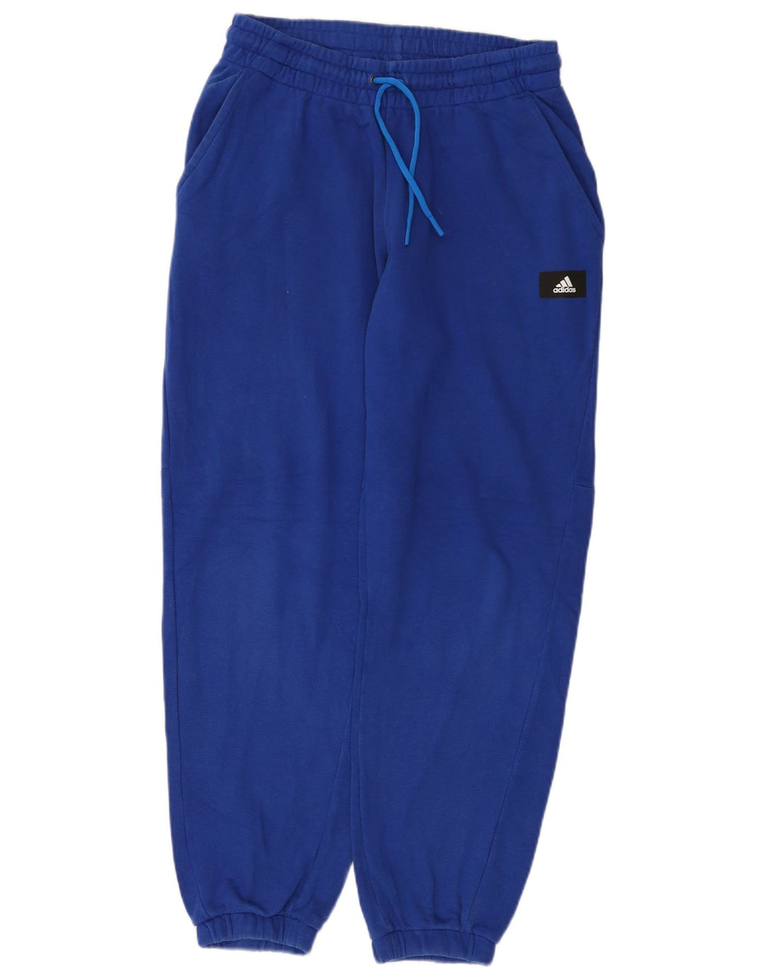 Pantaloni da tuta grafica da uomo Adidas Joggers in cotone blu medio
