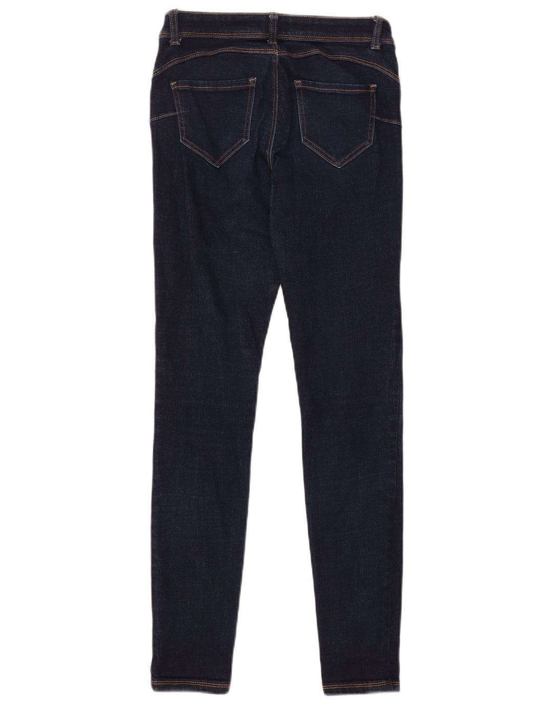 Jeans skinny da donna BENETTON W28 L30 poliestere blu navy