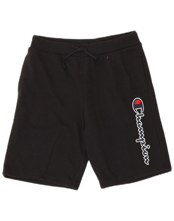 Pantaloncini sportivi grafici da ragazzo Champion 13-14 anni XL cotone nero