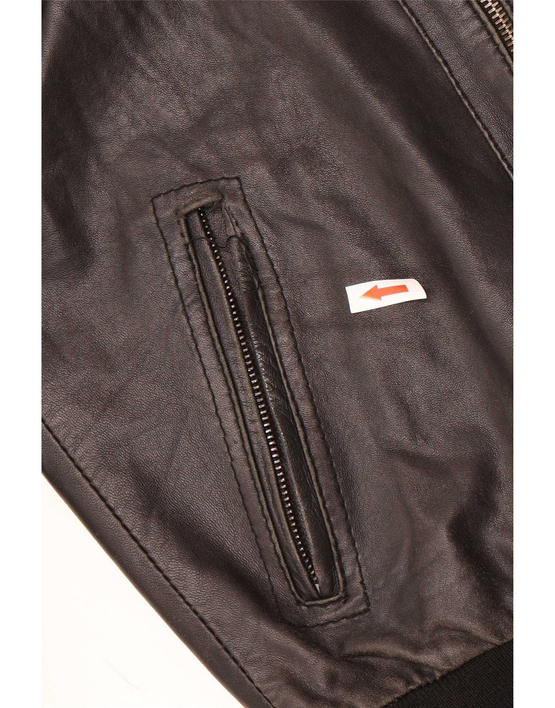 CDP Giacca in pelle da uomo IT 46 piccola nera