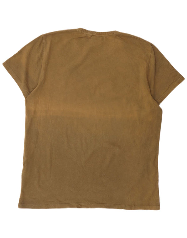 T-shirt grafica da uomo Superdry Top 3XL cotone kaki