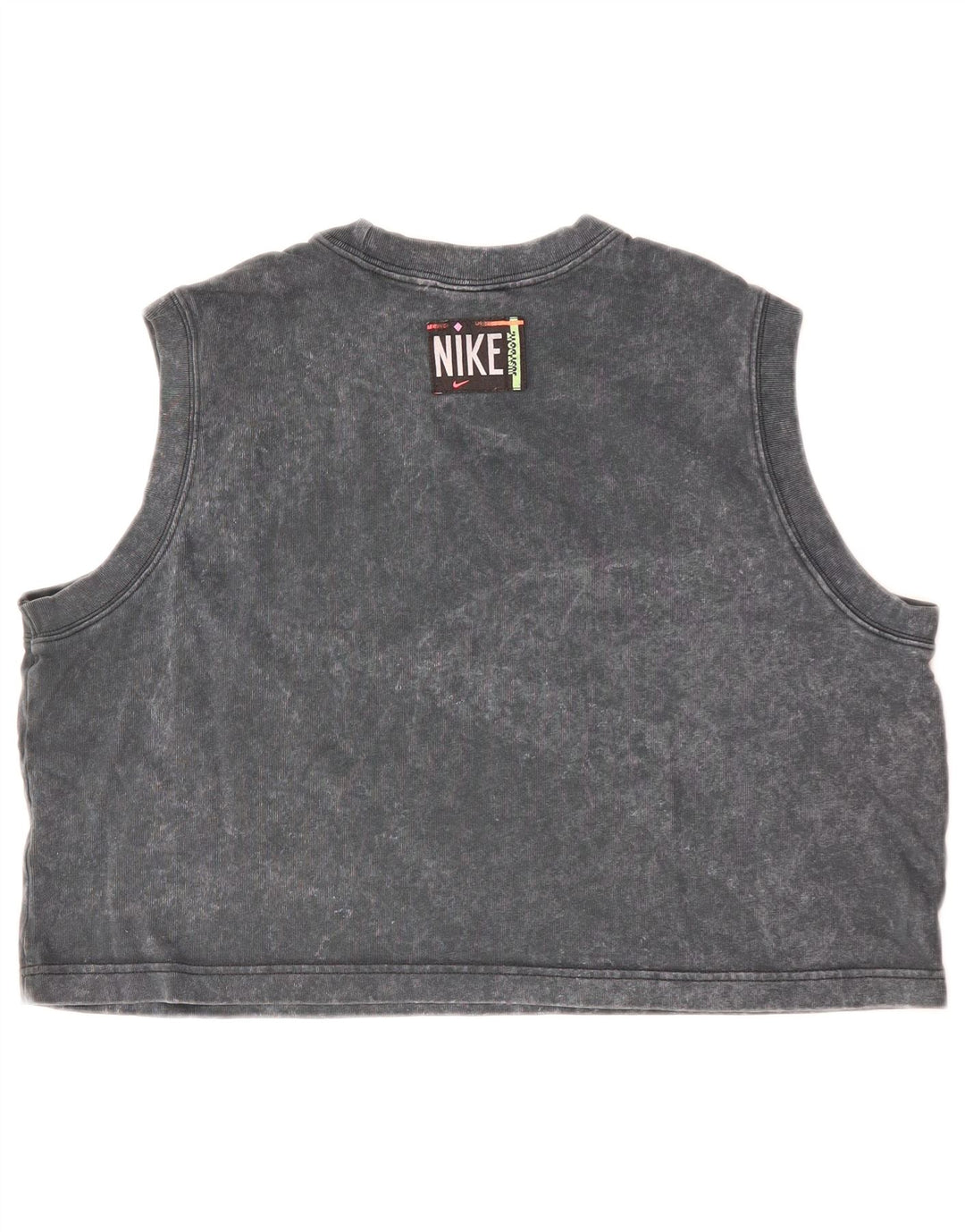 Canotta corta da donna NIKE UK 18 XL cotone grigio
