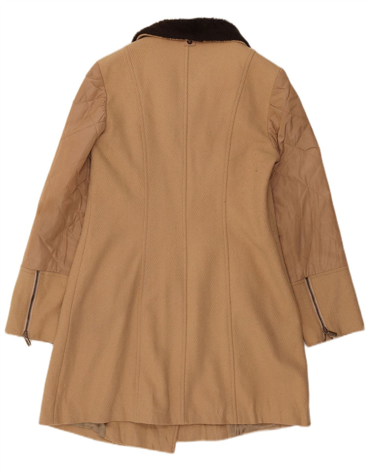 Cappotto da donna Penny Black UK 12 Lana color block beige medio