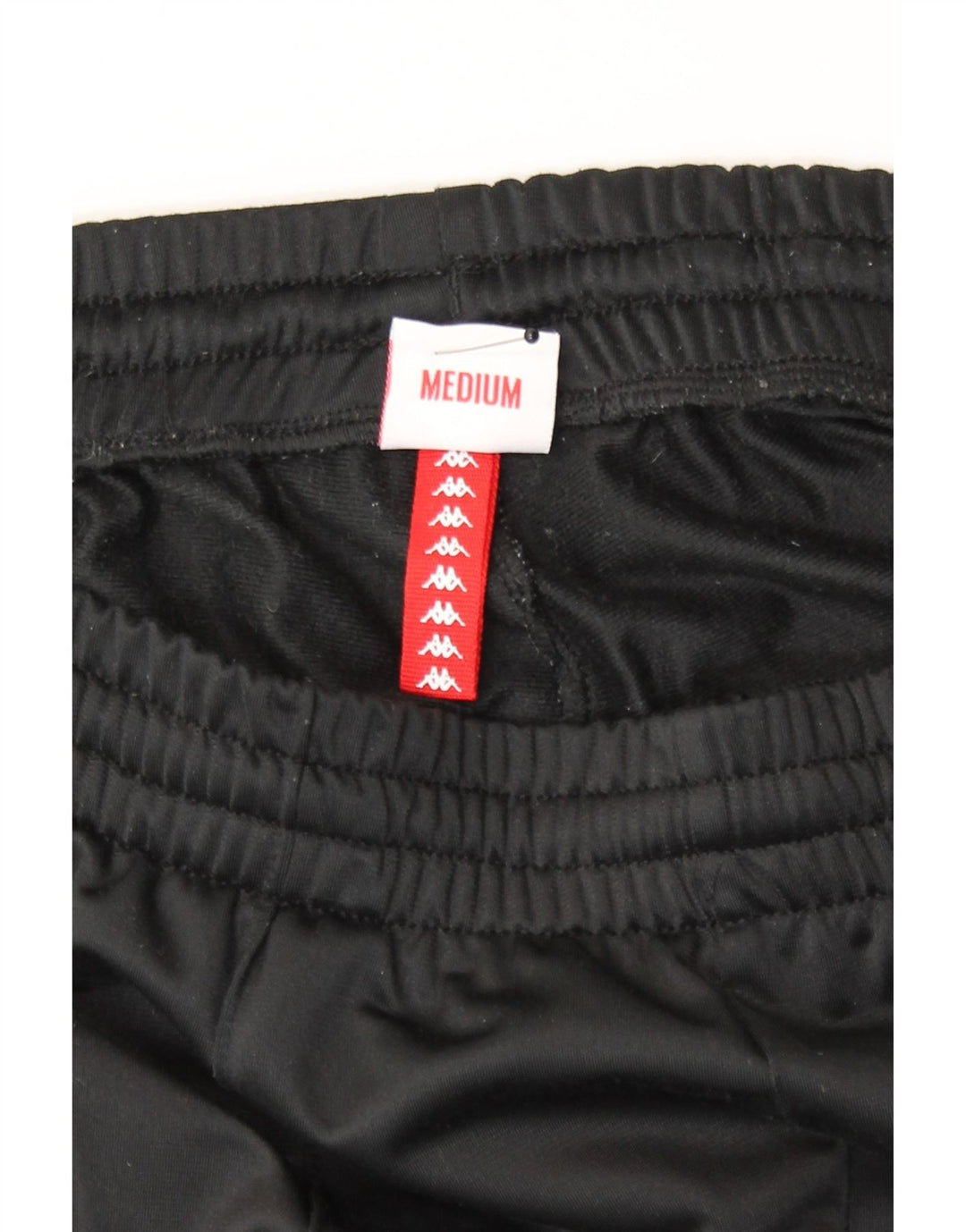 Pantaloni da tuta con grafica Kappa da uomo Joggers medi neri