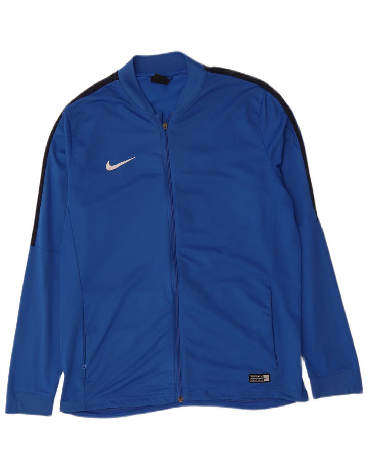 Giacca da tuta da uomo NIKE Dri Fit XL blu poliestere color block