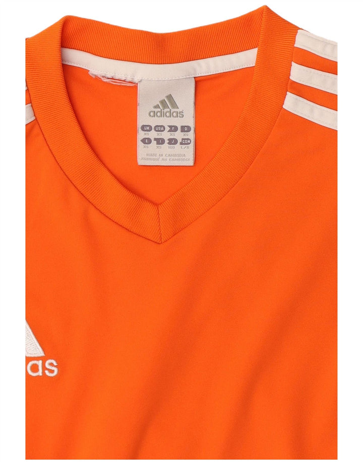 Maglietta Adidas Climalite da uomo XS arancione