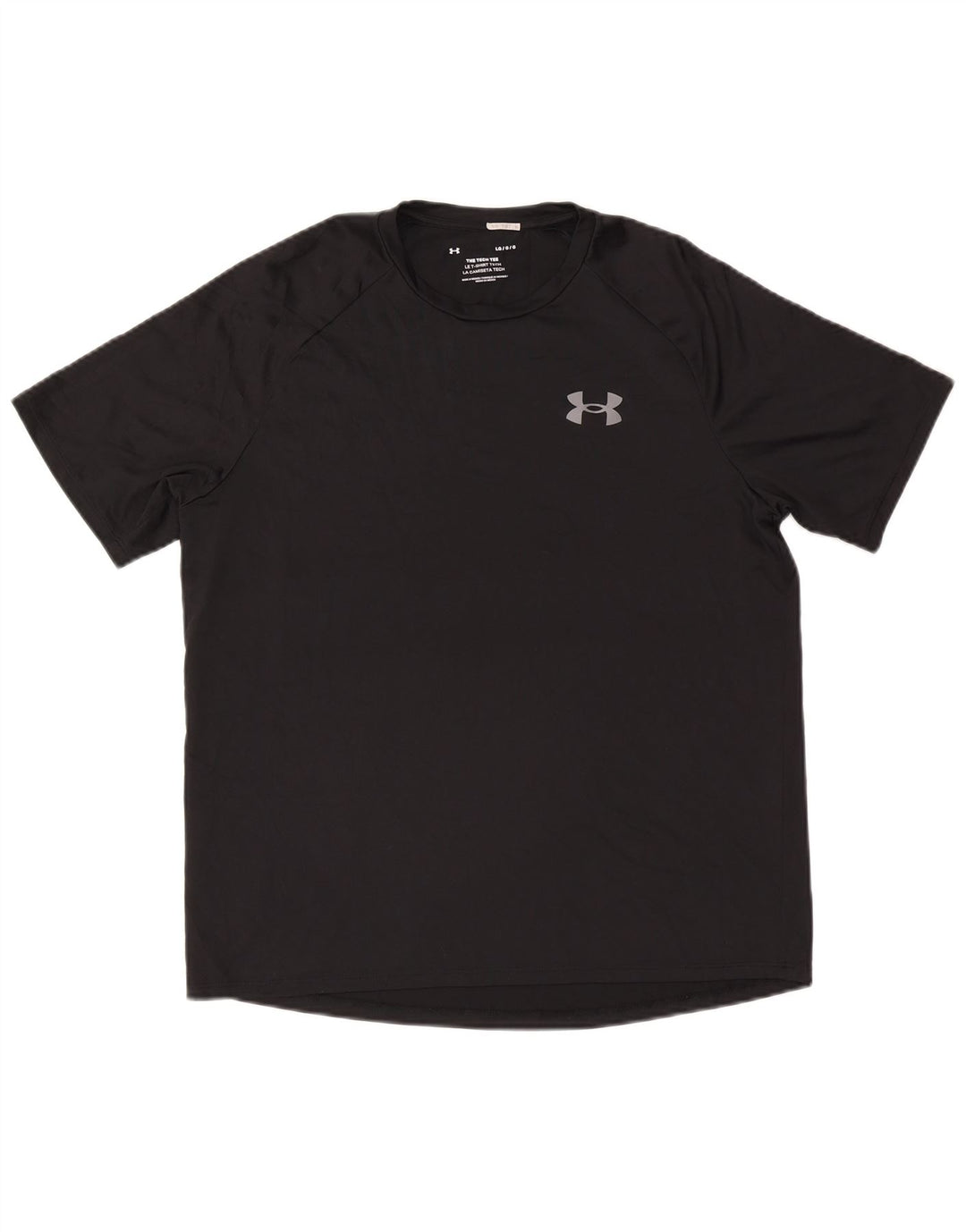 T-shirt da uomo Under Armour grande nera