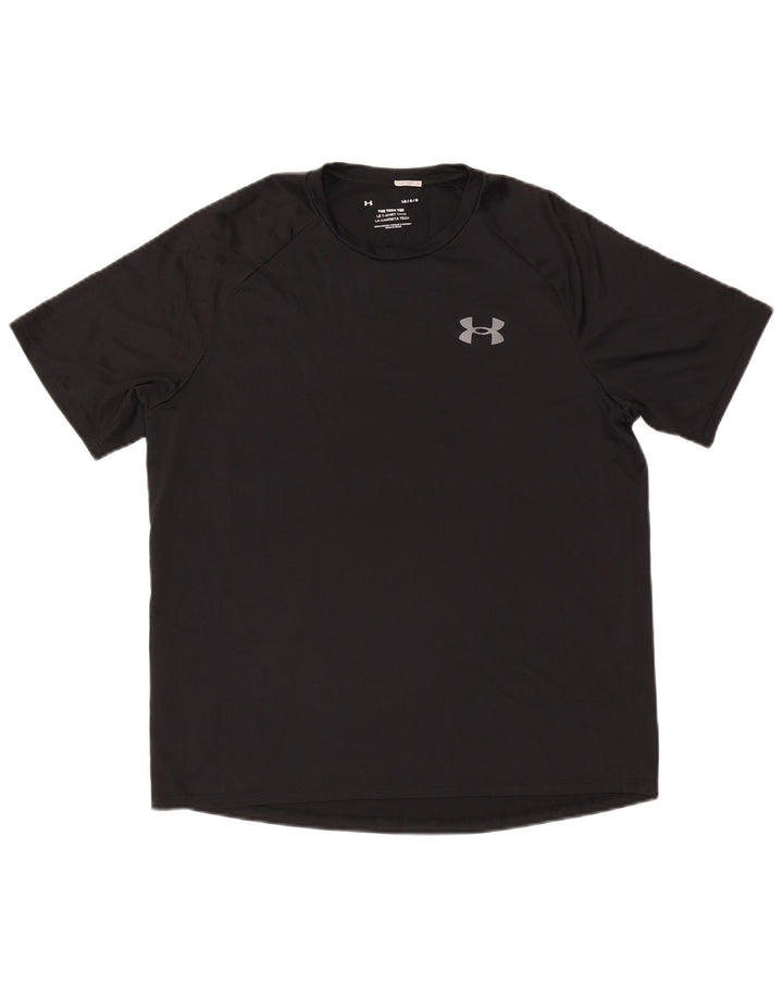 T-shirt da uomo Under Armour grande nera