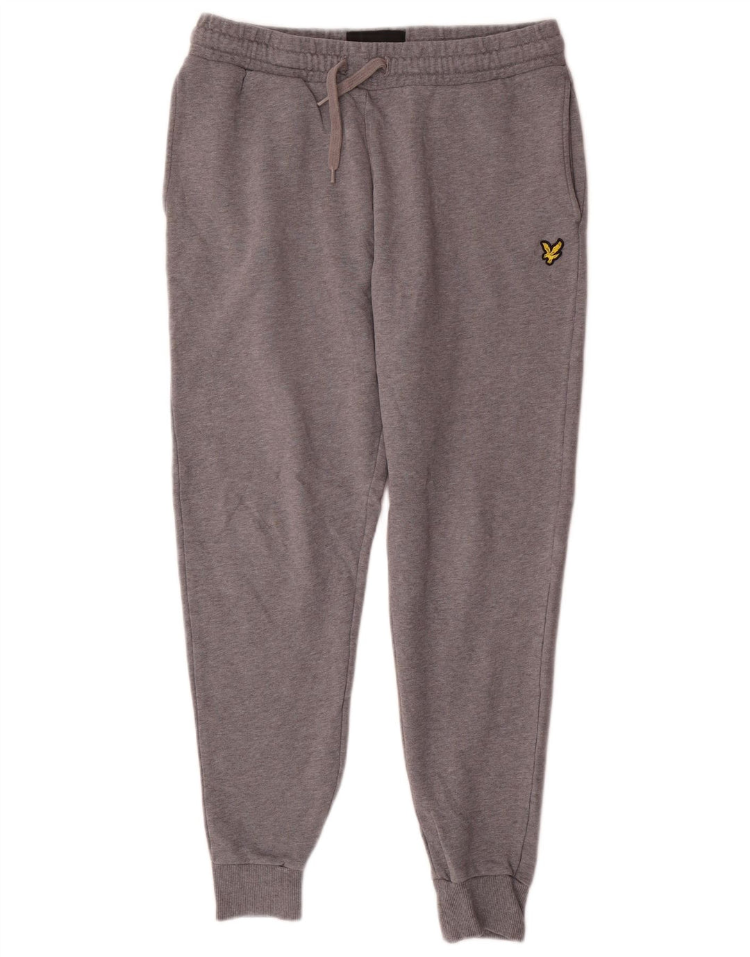 Lyle & Scott Pantaloni da tuta da uomo Joggers Cotone chiazzato grigio medio