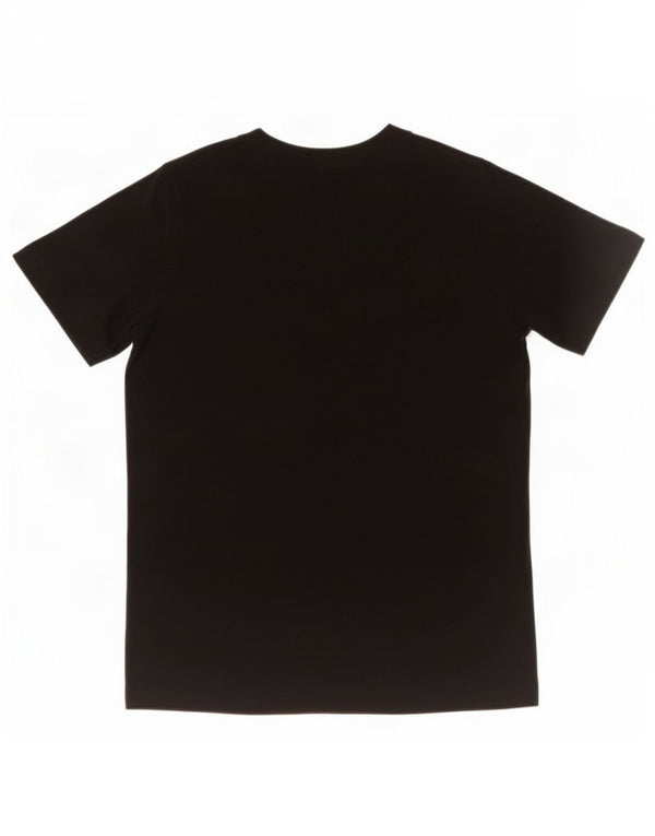 T-shirt grafica da ragazzo Nike Top 12-13 anni grande in cotone nero