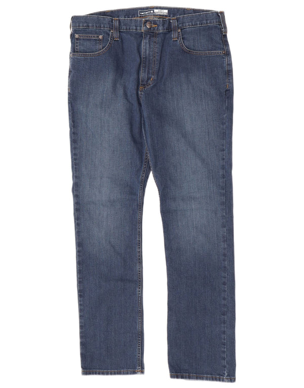 Jeans slim da uomo Carhartt W36 L32 cotone blu