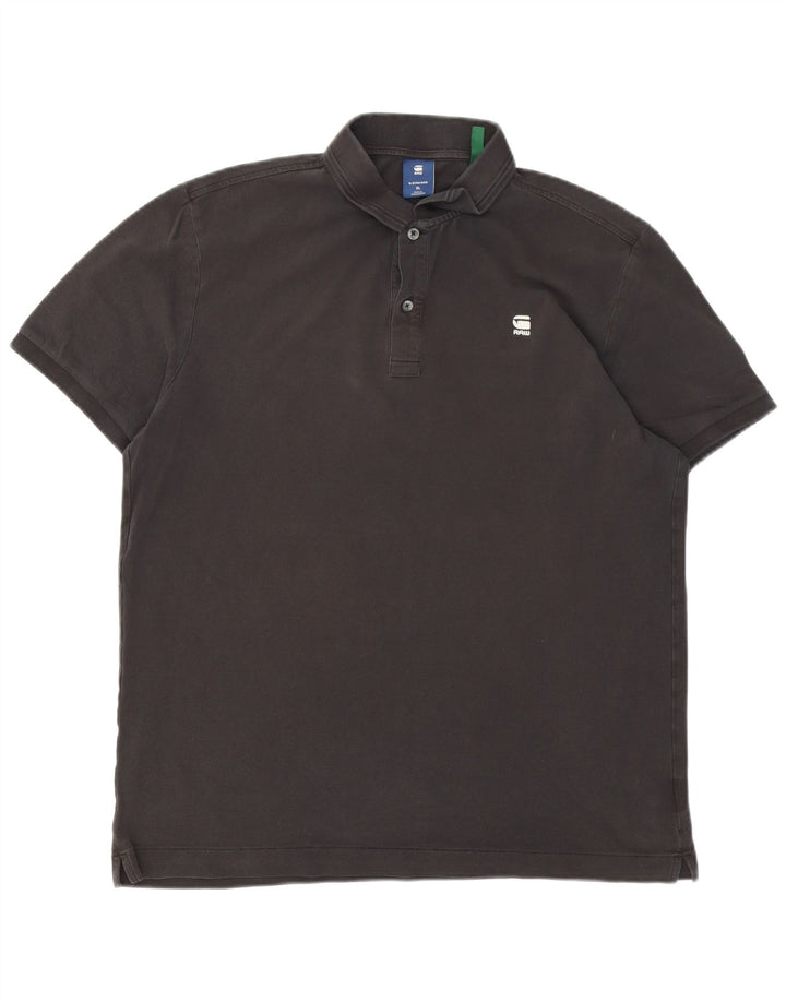 Polo da uomo G-Star XL in cotone nero