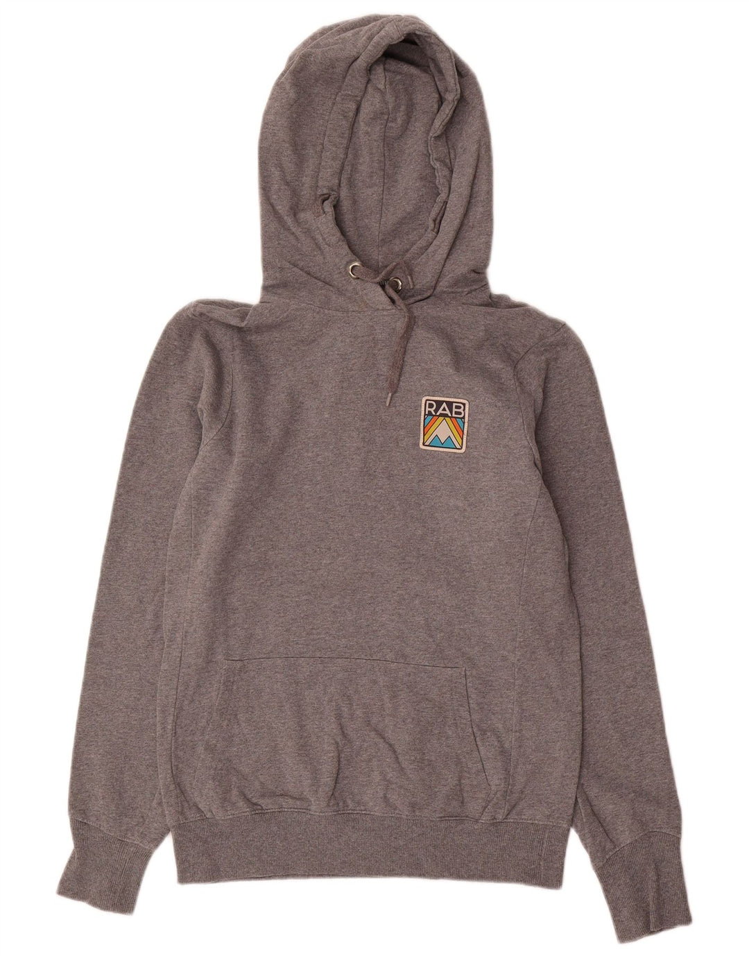 Maglione con cappuccio da donna Rab UK 8 piccolo cotone grigio