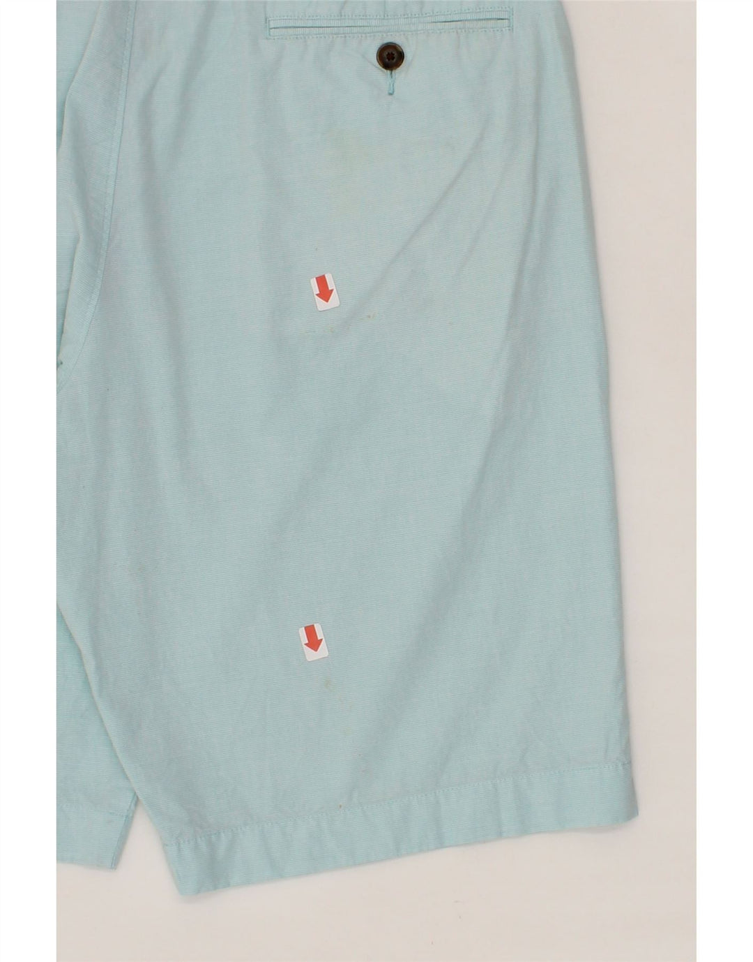 J. CREW Mens Rivington Chino Shorts W33 Medium Turquoise Cotton Vintage J. Crew and Second-Hand J. Crew from Messina Hembry 