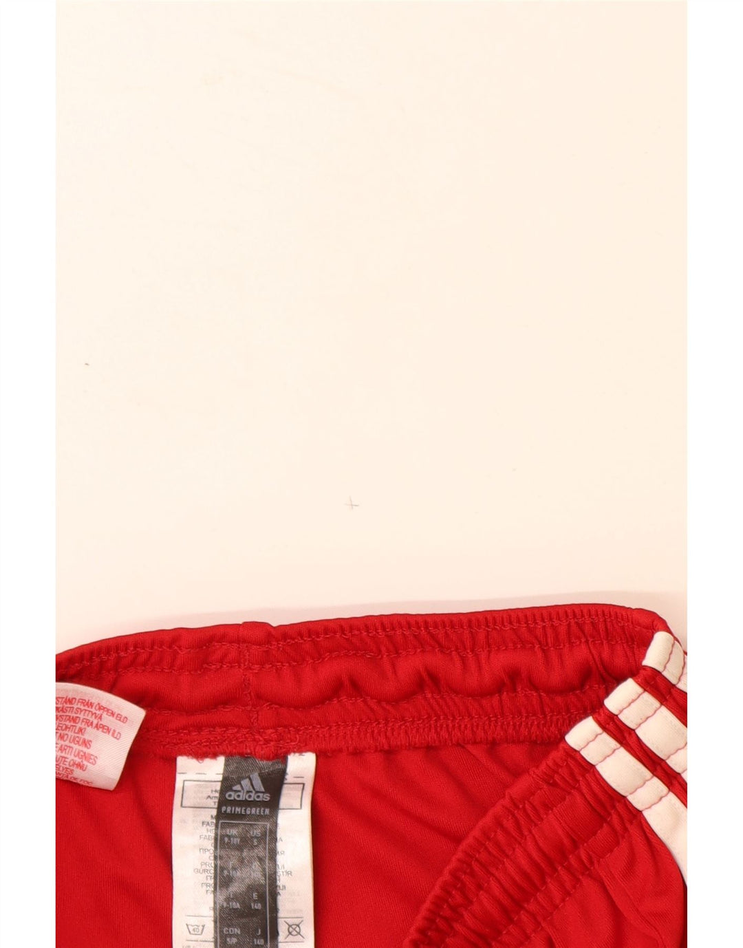 Pantaloncini sportivi ADIDAS Aeroready da bambino 9-10 anni in poliestere rosso