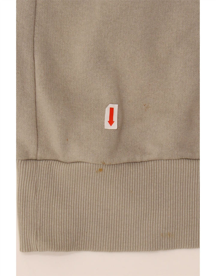 Felpa con cappuccio grafica da uomo PUMA grande in cotone grigio