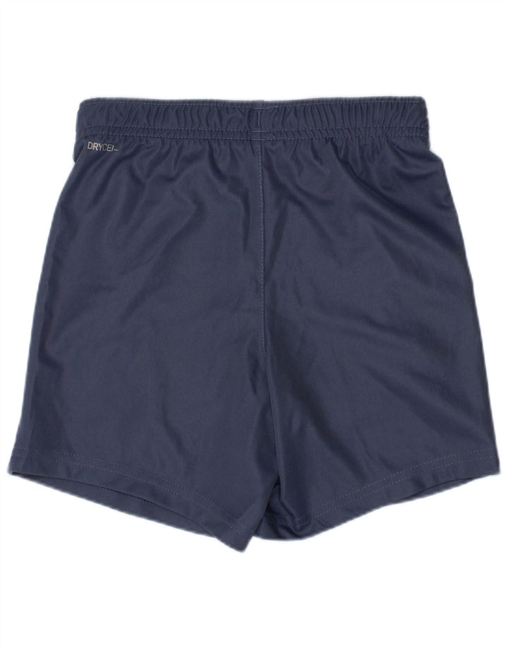 Pantaloncini sportivi Puma da bambino 5-6 anni in poliestere color block blu navy
