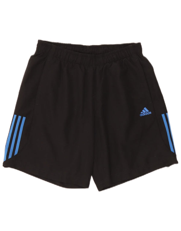 Pantaloncini sportivi Adidas Climalite da uomo grandi in poliestere nero