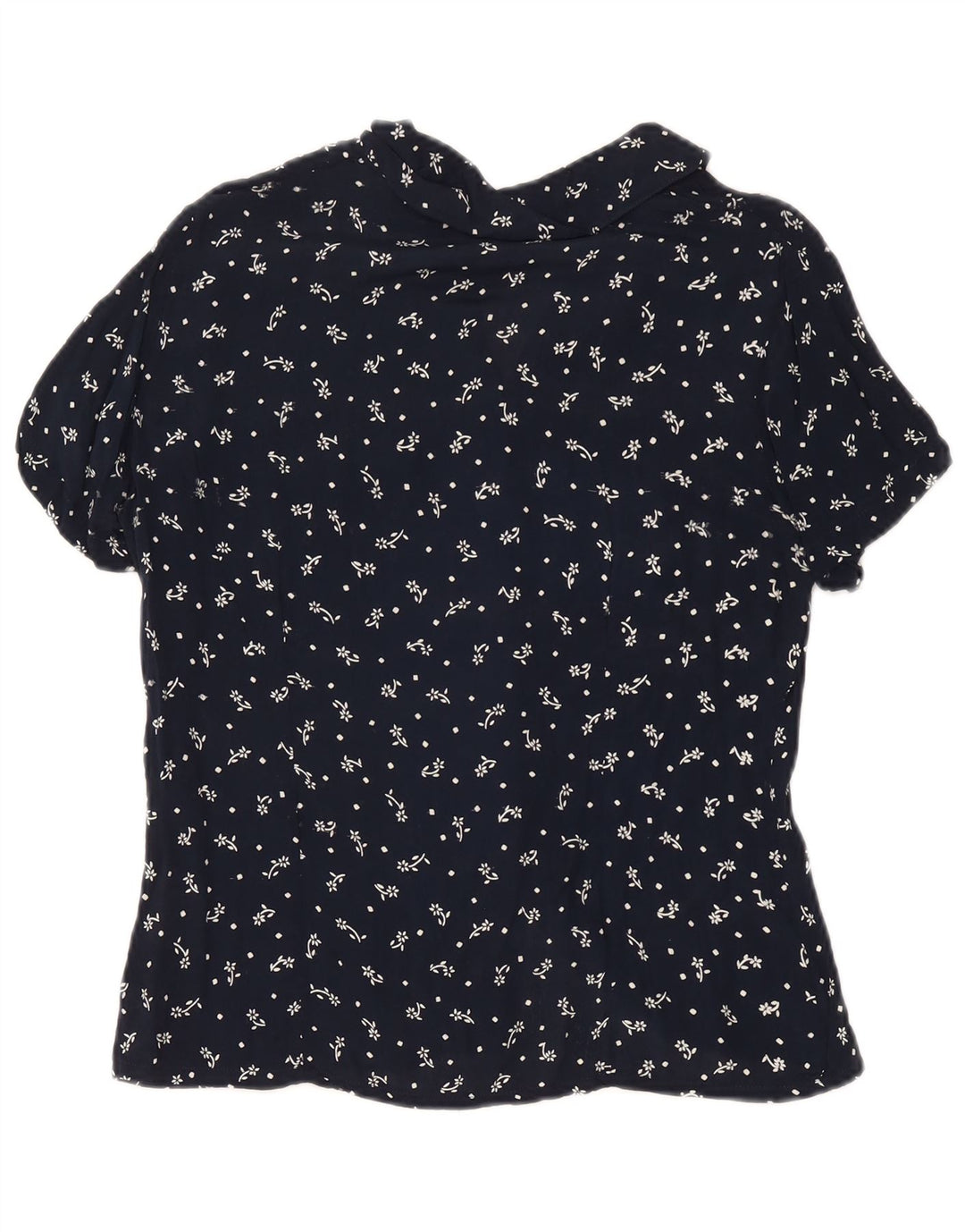 Camicia a maniche corte da donna Express IT 44 Blu navy medio floreale