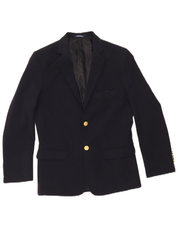 Giacca blazer a 2 bottoni Chaps Boys 13-14 anni in poliestere blu navy
