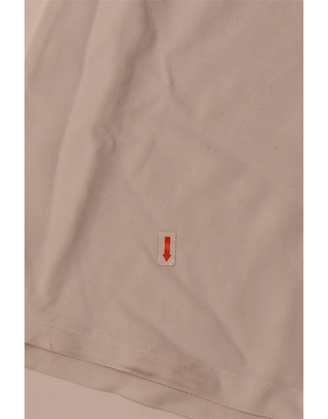 CREW CLOTHING Polo da uomo grande in cotone bianco