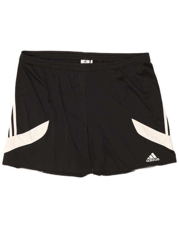 Pantaloncini sportivi Adidas Climalite da uomo 2XL Poliestere color block nero