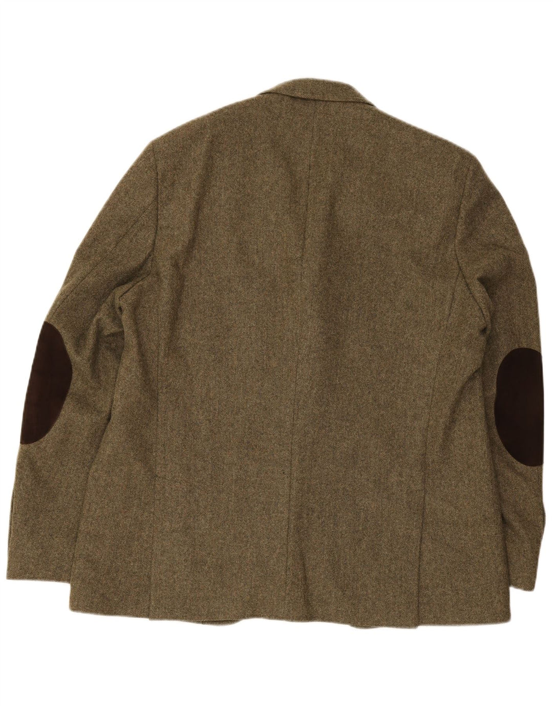 Polo Ralph Lauren Giacca blazer a 3 bottoni da uomo EU 56 2XL Verde a spina di pesce