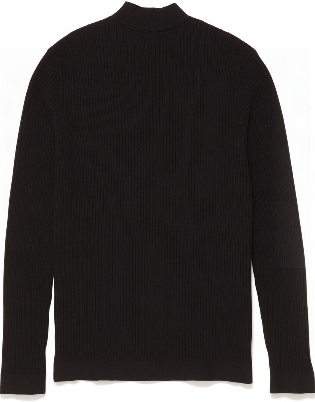 Maglione maglione a collo alto da donna Zara UK 14 grande viscosa nera