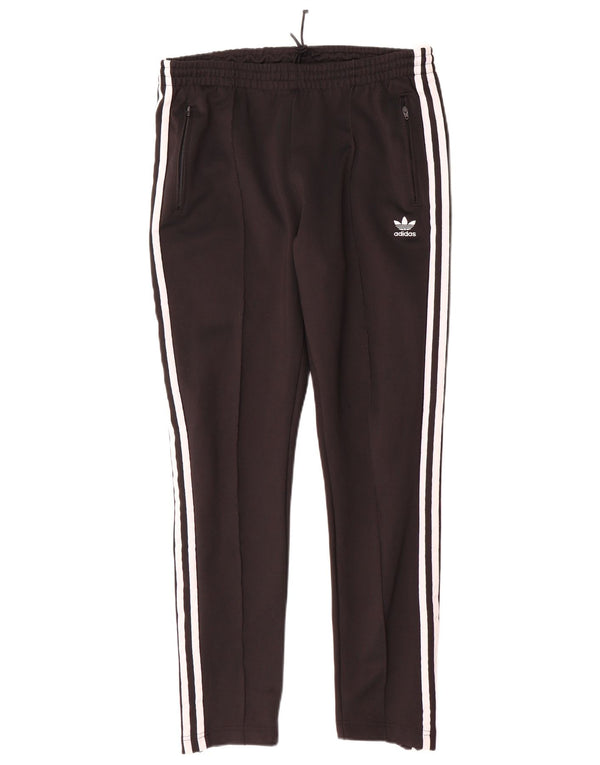 Pantaloni della tuta da donna Adidas UK 14 cotone medio nero