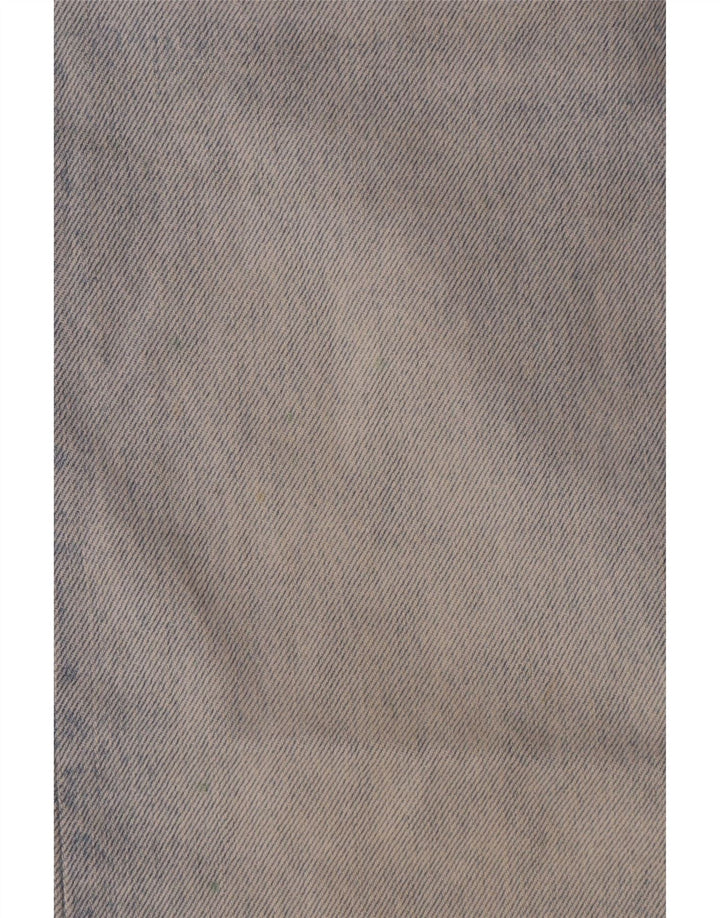 LEVI'S Jeans corti da donna a gamba larga W27 L23 cotone blu