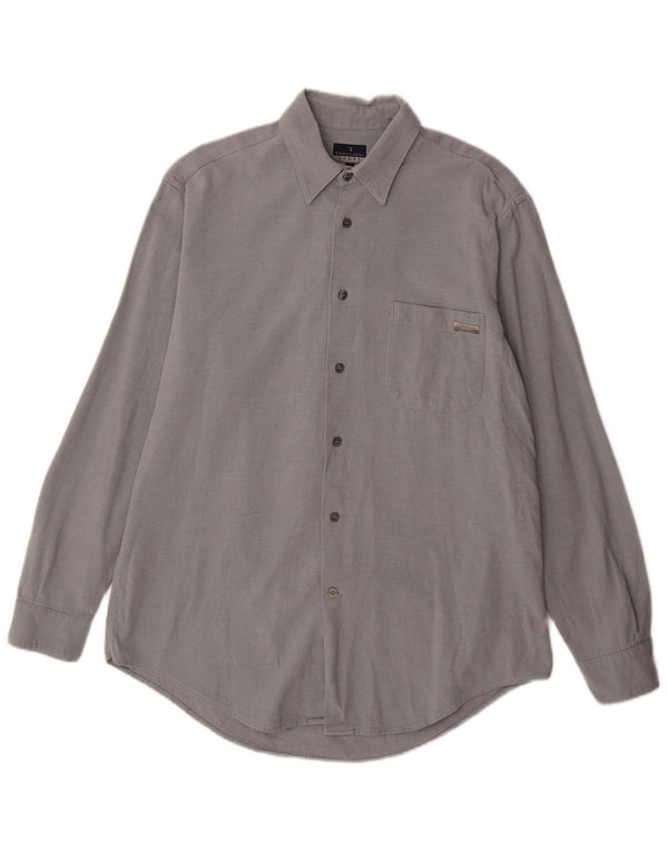 Camicia Trussardi Uomo Large Grigia Classica