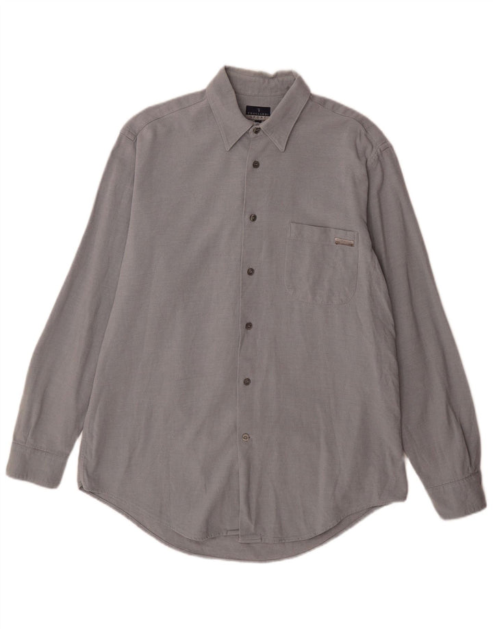 Camicia Trussardi Uomo Large Grigia Classica