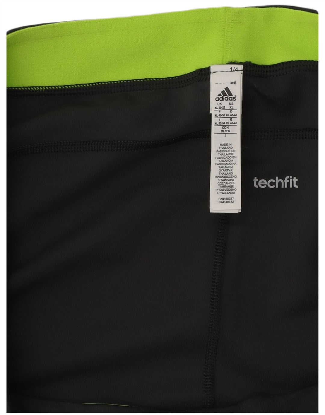 Leggings ADIDAS da donna Climalite Capri UK 20/22 XL Blocco di colore grigio