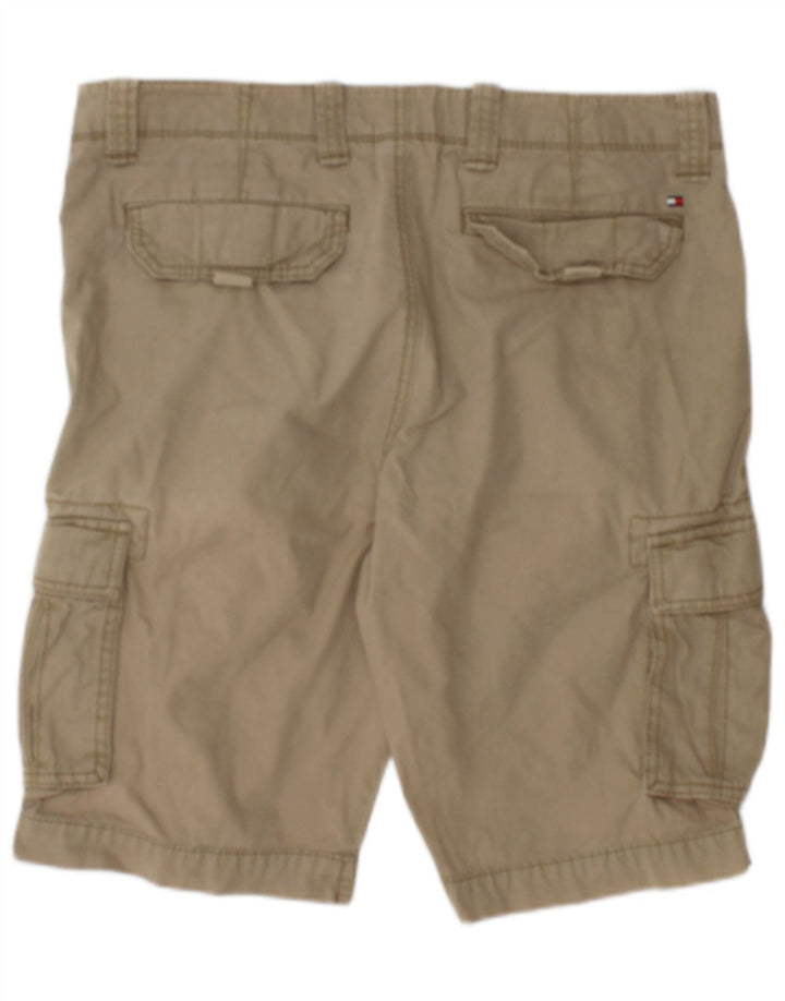 Pantaloncini cargo da uomo Tommy Hilfiger W33 grandi cotone kaki