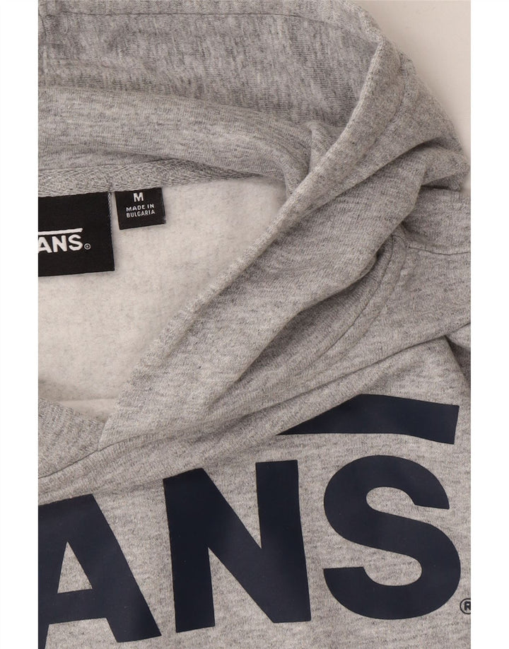 VANS Boys Graphic Hoodie Jumper 10-11 Years Medium  Grey Cotton